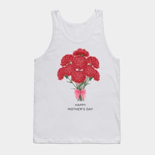 Carnation Bouquet for Mother Tank Top